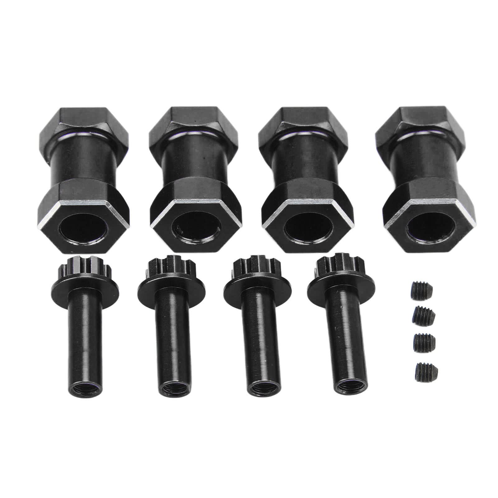 Amazon | 4個 12mm RCホイール 六角ハブ 20mmオフセット延長