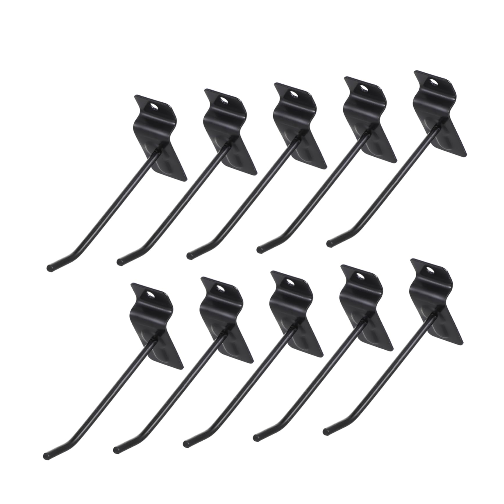 Ciieeo 10 Pack Snack Rack Hook Metal Peg Board Hooks Strong Craftsmanship Versatile for Supermarket Shop Jewelry Store