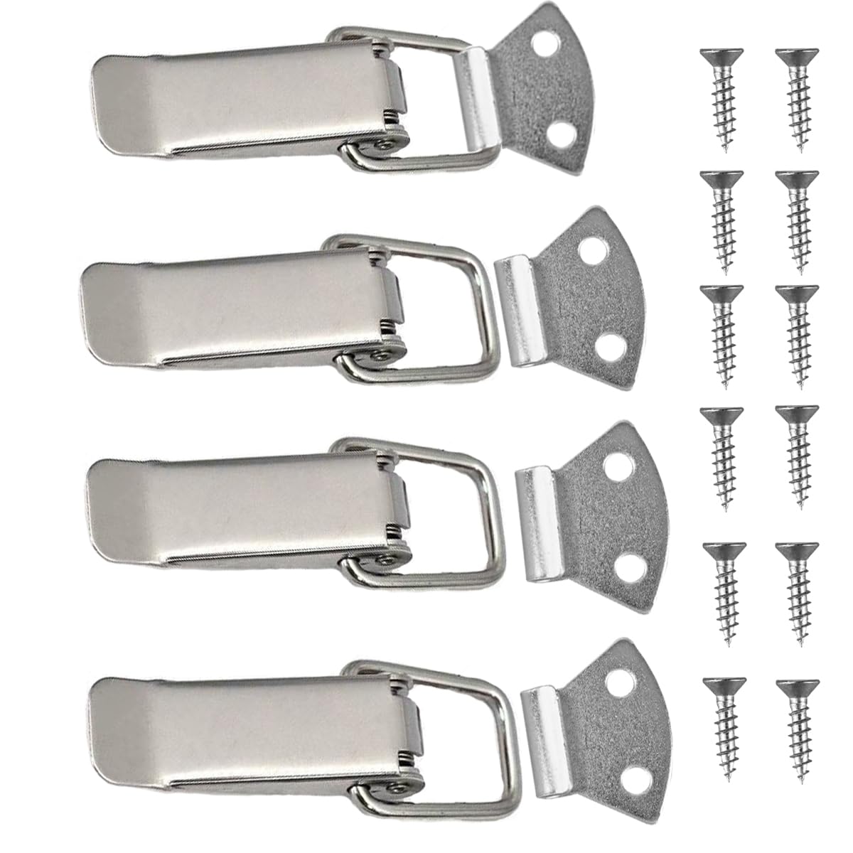 Sofa Connectors for Sectionals Couch Clips with Screw Length 5.1 inch Furniture Couch Brackets Metal Silver