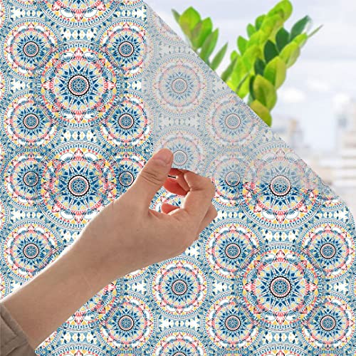 Image of CVANU Window Film Privacy Heat-UV Protection Self-Adhesive Window Glass Film Viny Sheet Multicolor Size(23inch X 75inch) C168