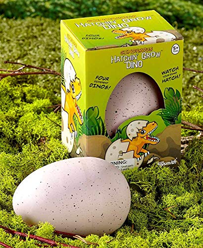 Set of 2 Ginormous Hatchin' Grow Dino Eggs