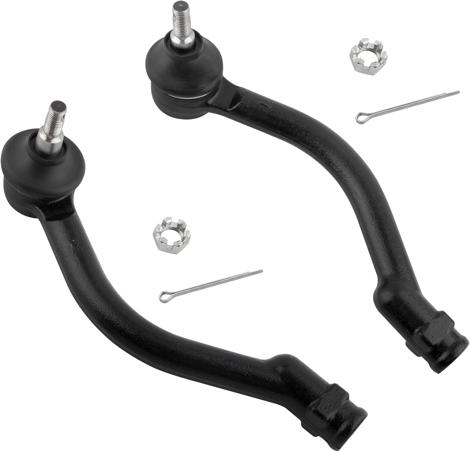 ES800104 ES800105 EV800345 Front Inner & Outer Tie Rod Ends for Hyundai Azera 2006 2007 Sonata 2006 2007 2008 Sedan 4-Door