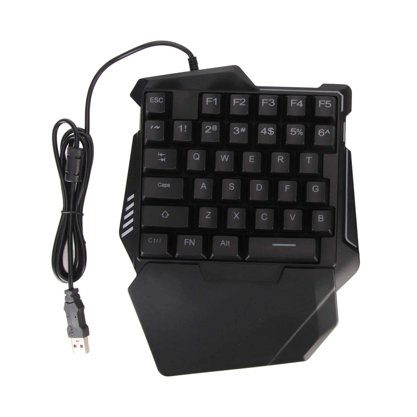 Combo de Convertidor de Ratón y Teclado para Juegos de Media Mano, Juego de Convertidor de Ratón y Teclado con Cable Silencioso para para XboxONE para Switch