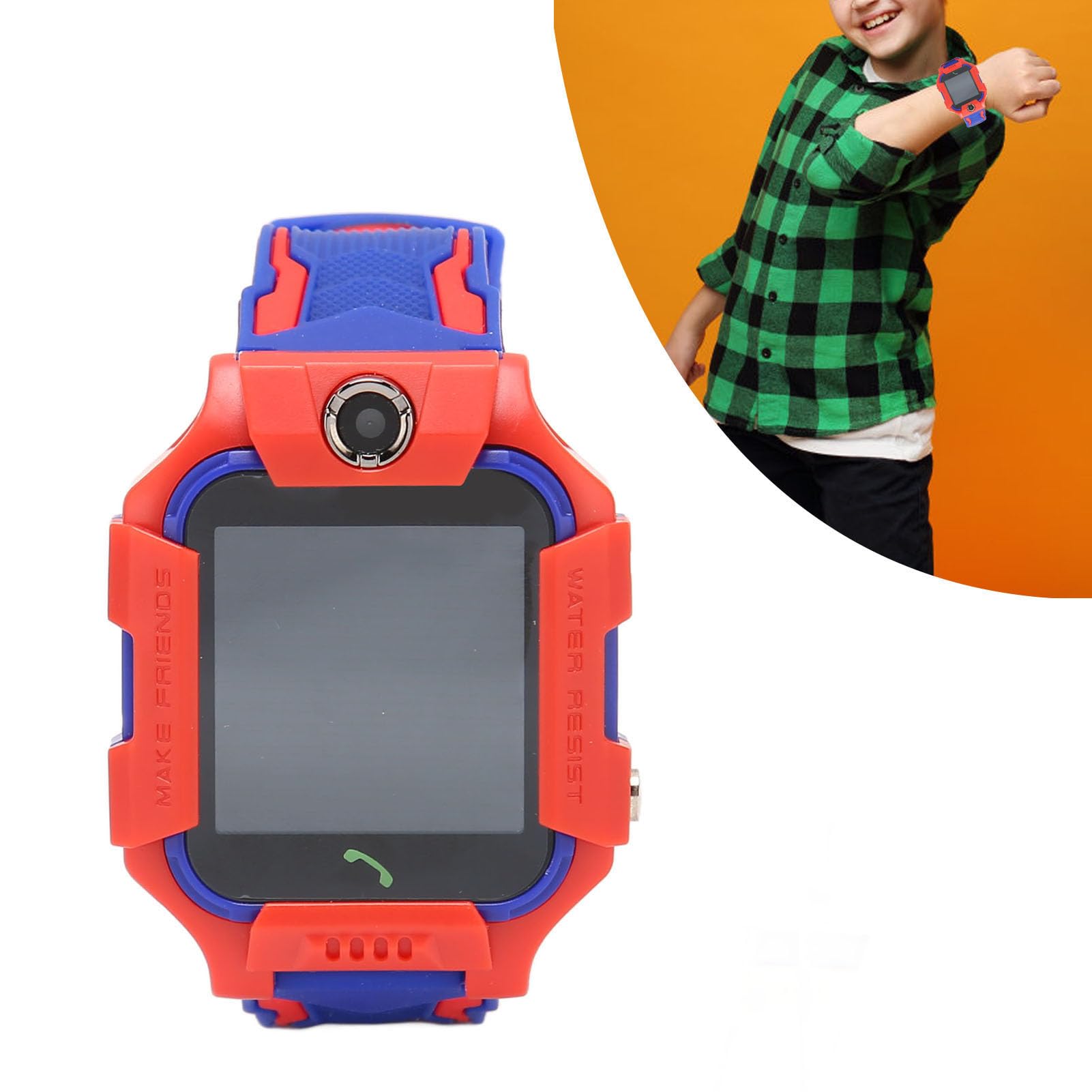 VBESTLIFE Smartwatch per Bambini e Bambine, Smartwatch Impermeabile per Bambini con Chiamata Bidirezionale, Touch Screen, Fotocamera, Giochi di Matematica, Sveglia, per Bambini da 3 a 12
