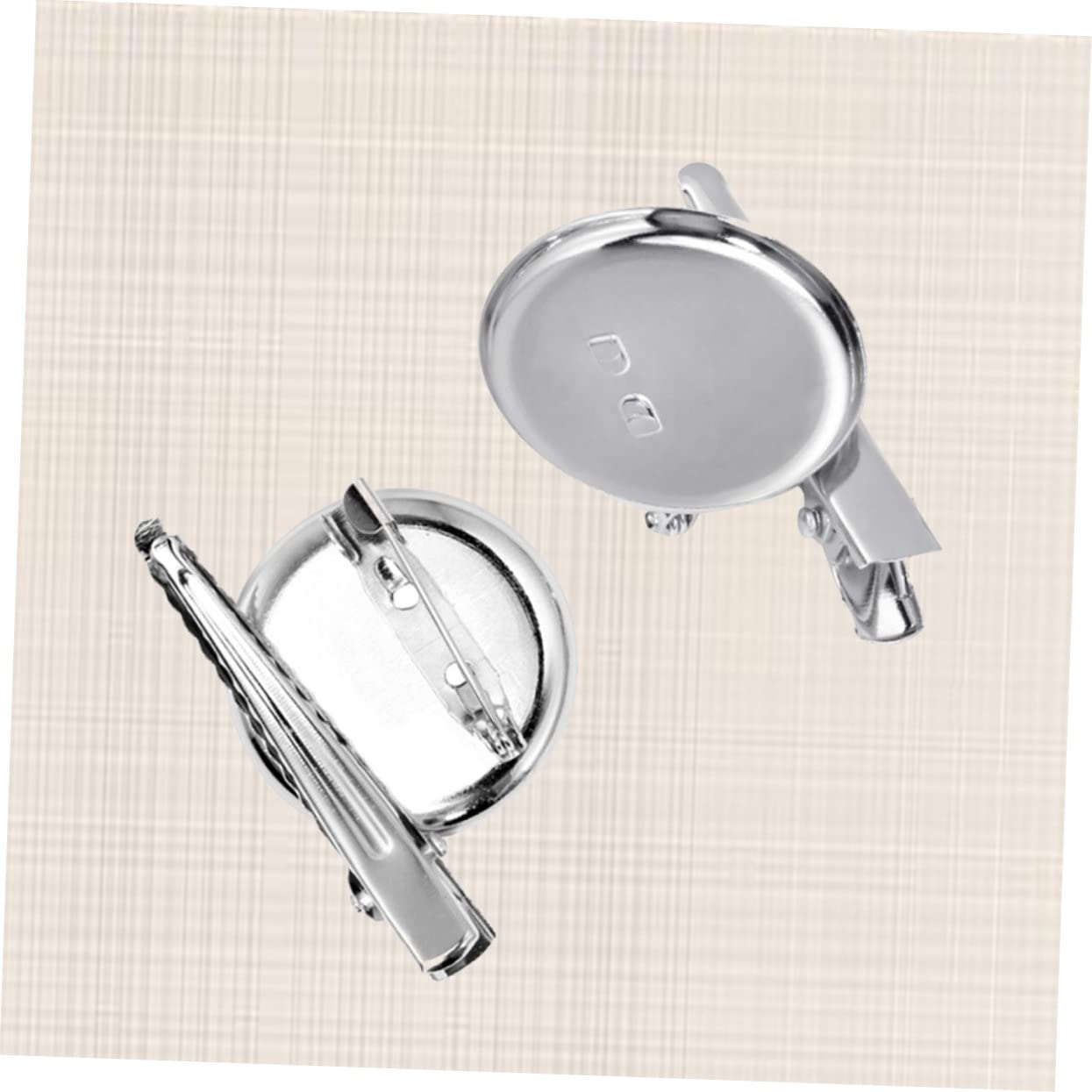 20 Pezzi Base Per Spille EXCEART | Vassoi Per Creare Badge Fai Da Te | Accessori Gioielli - Foto 7