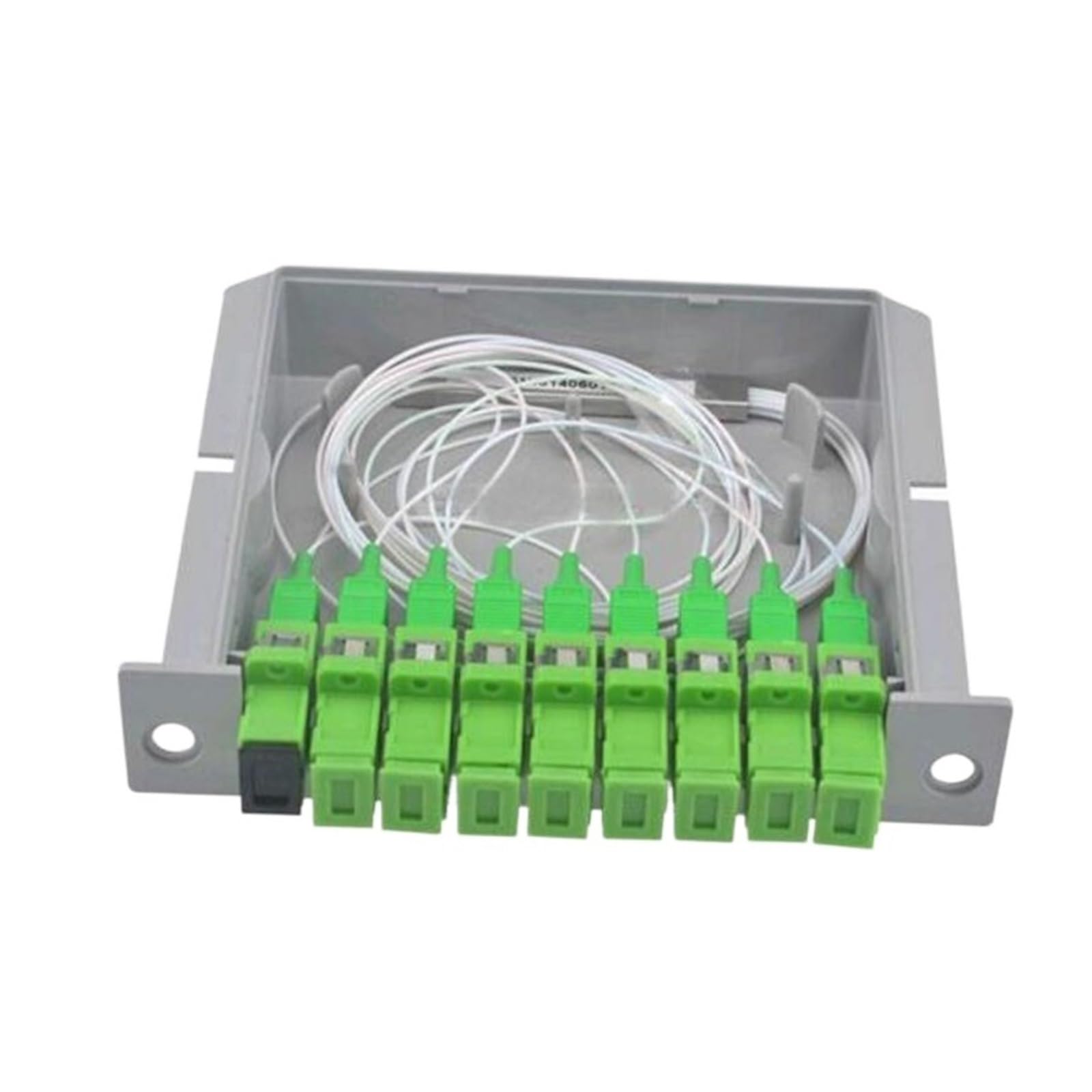 Boîte de séparation FT-TH à fibre optique SC AC PLC 1X8 Boîte de séparation PLC Type de feuille d'insertion Séparateur de coupleur à fibre optique