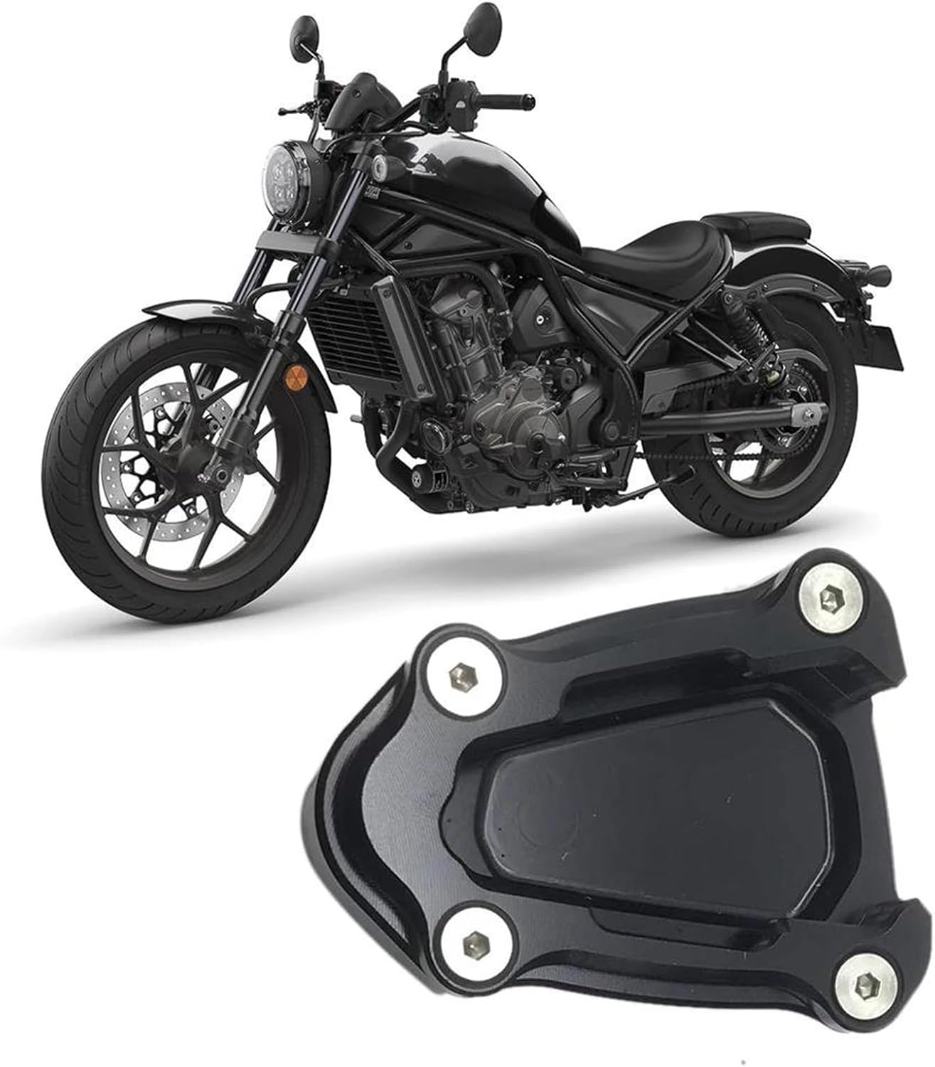 バイクスタンドプレートサイドスタンド タイガー 900 ラリープロ 2020 2021 オートバイ CNC キックスタンド足側スタン  オートバイキックスタンドパッド 用 トライアンフ 用 タイガー900ラリープロ低い 2021 オートバイサイドスタンド キックスタン キックパッド  CNC ... 使いやすくインストールも簡単 オートバイ CNC キックスタンド足側スタンド延長拡大パッドサポートプレートに適合する反乱 CMX 1