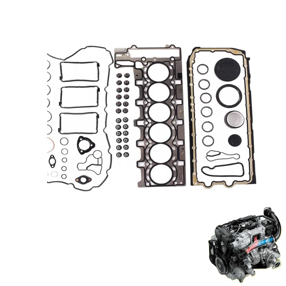 Juego completo de juntas para motor de gasolina de 3,0 L N55B30 compatible con BMW 135i 335i 535i X3 X5 X6 F16 F30 F25 11617588624 11127599212 11340032582