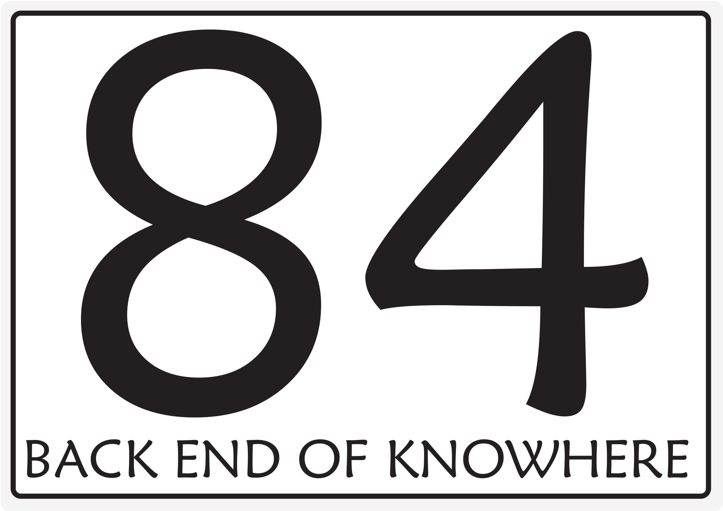 Personalised Wheelie Bin Stickers – Custom House Number & Street Name Labels – Waterproof Vinyl Bin Address Decals – A5 or A6 Sizes – Pack of 4 (A5 (148mm x 210mm), Design 22)