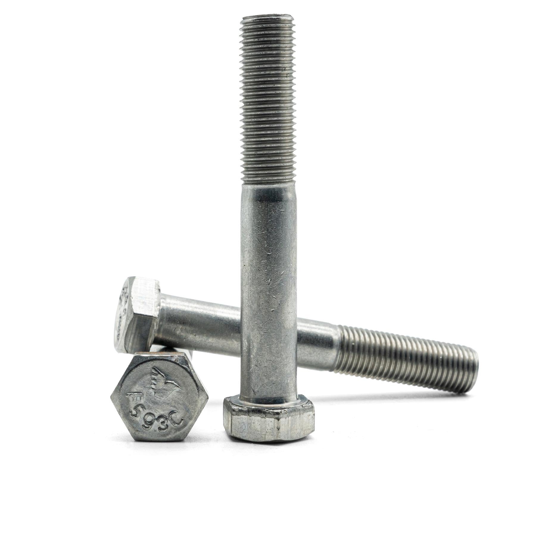 Hippo Hardware (1/4" X 1.1/4" - 28 TPI) UNF Hex Hexagon Head Fine Thread Bolts Imperial A2 Stainless Steel (Pack of 50) โ image 1