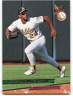1993 Ultra #258 Rickey Henderson - Oakland Athletics