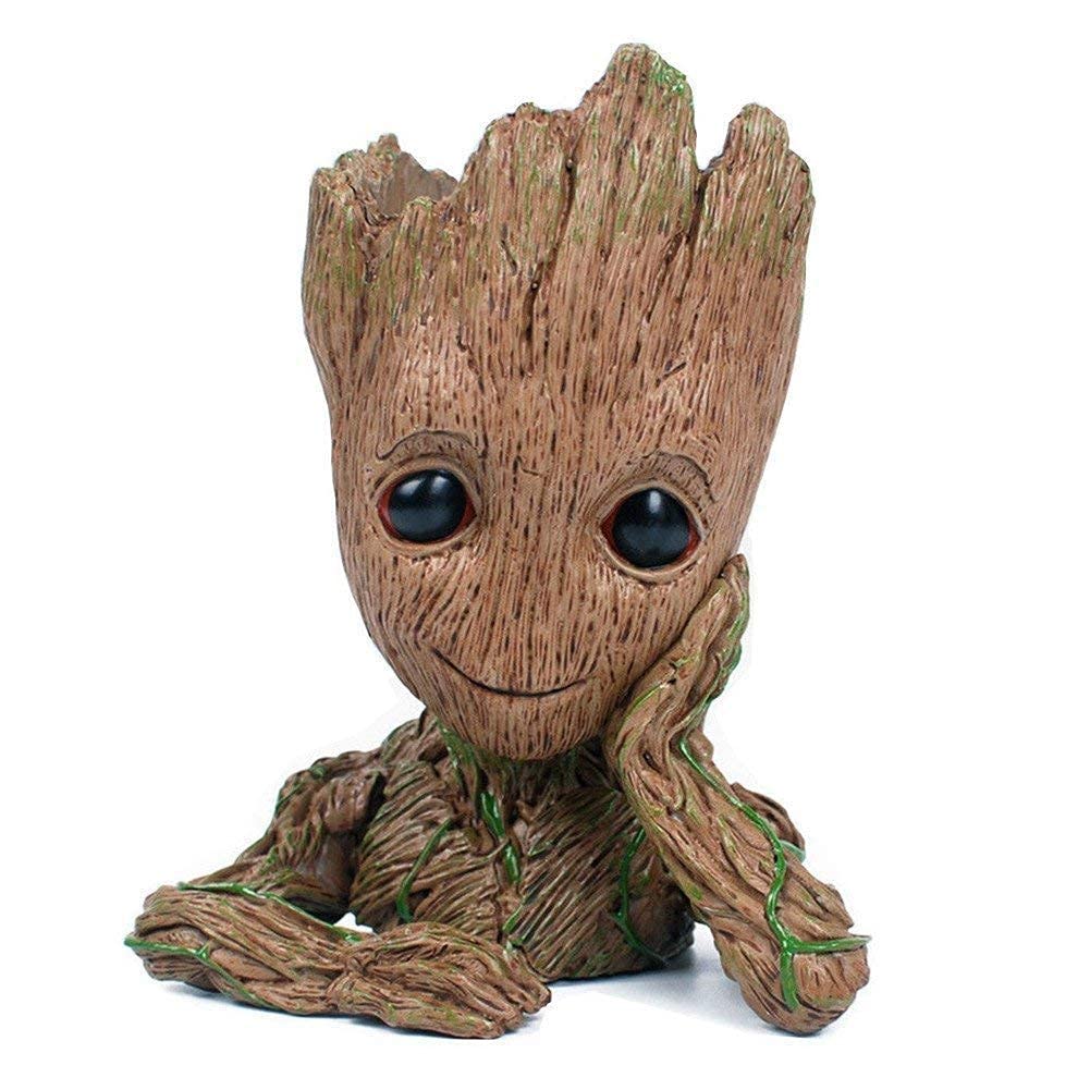 Sparkling Handicraft Marvel Avengers Infinity War Pot Groot Planter Pot Baby Tree Flowerpot Cum Pen Stand Container_02 (B09KM42CJT) Amazon Price History, Amazon Price Tracker