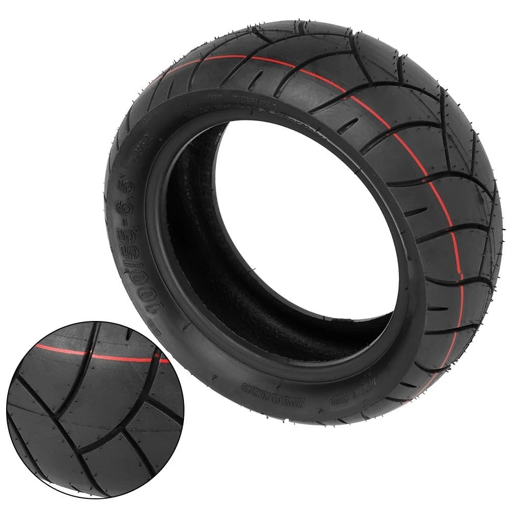 Garvee Pneu Tubeless Renforcé 11 Pouces Pour Trottinette Électrique, Anti-Crevaison Et Haute Résistance à l'Usure, Adapté Route Et Tout-Terrain, Remplacement Roue Solide e-Scooter