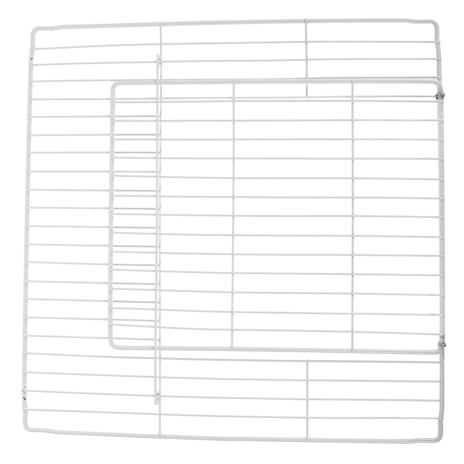 Angoily Haustierkäfig Metallgitter Ersatz Tür 35X35cm mit Innenfaltfunktion für Katzen und Kaninchen Sicheres Gehege Zuhause und Unterwegs