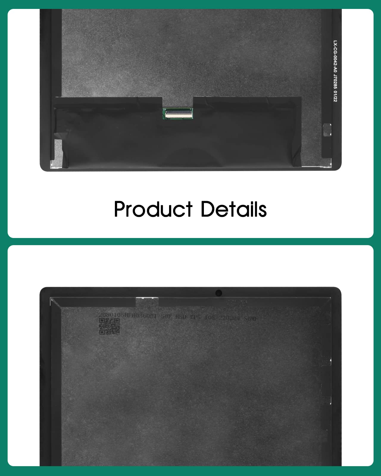 Écran LCD de Remplacement pour Samsung Galaxy Tab A8 10.5 2021 SM-X200 SM-X205 avec Tactile Digitizer