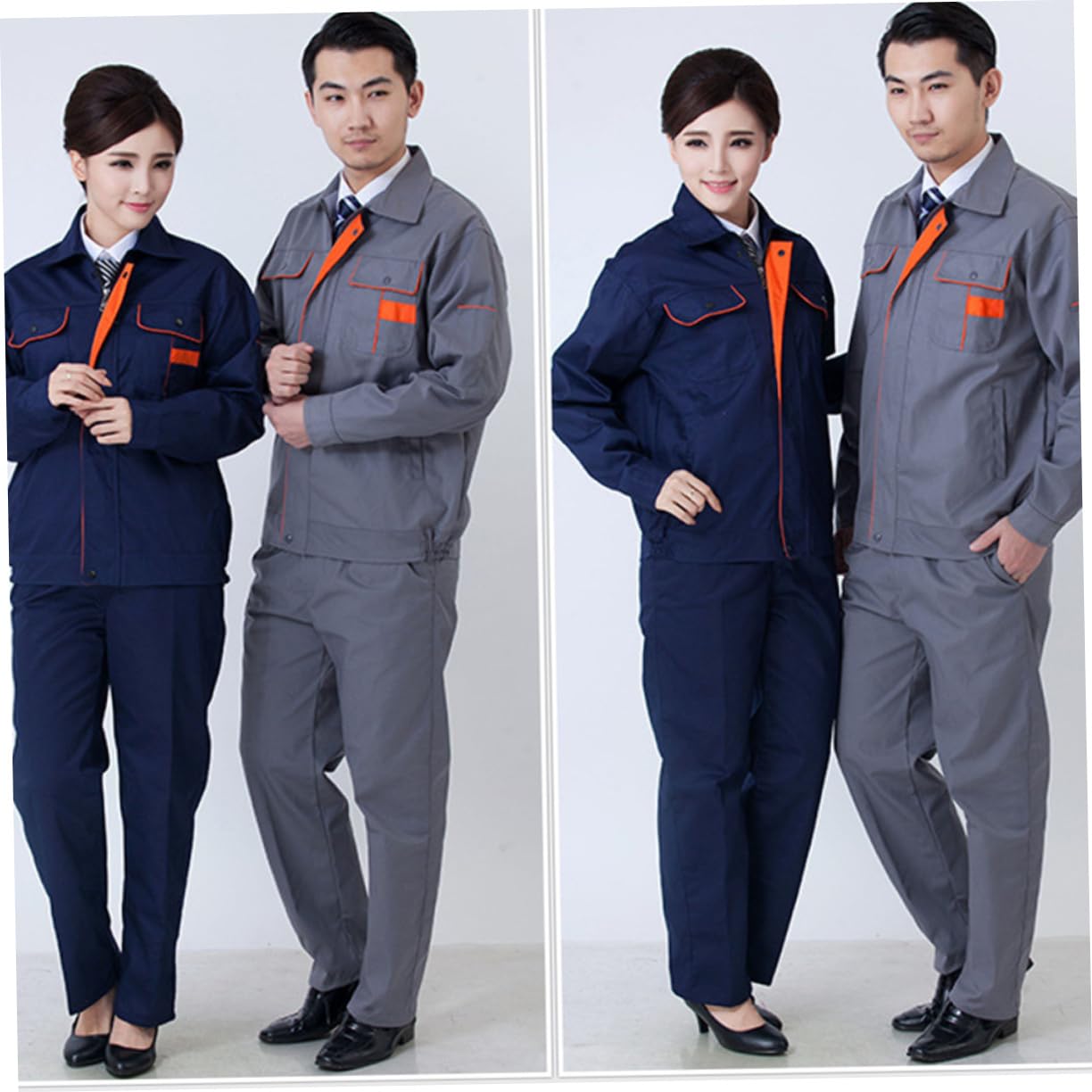 Housoutil Combinaison de Travail pour Soudeurs Vêtements de Protection Blouse de Soudage Uniforme Automne