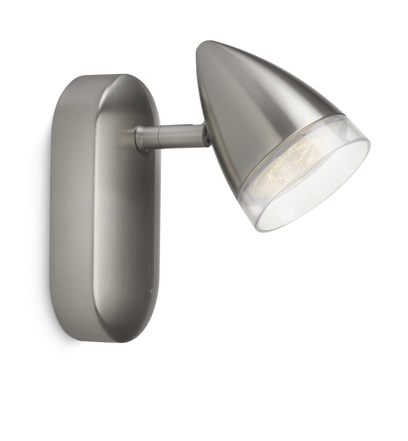 Philips MyLiving Maple Single LED Spotlight, 1 x 4 W - Matt Chrome