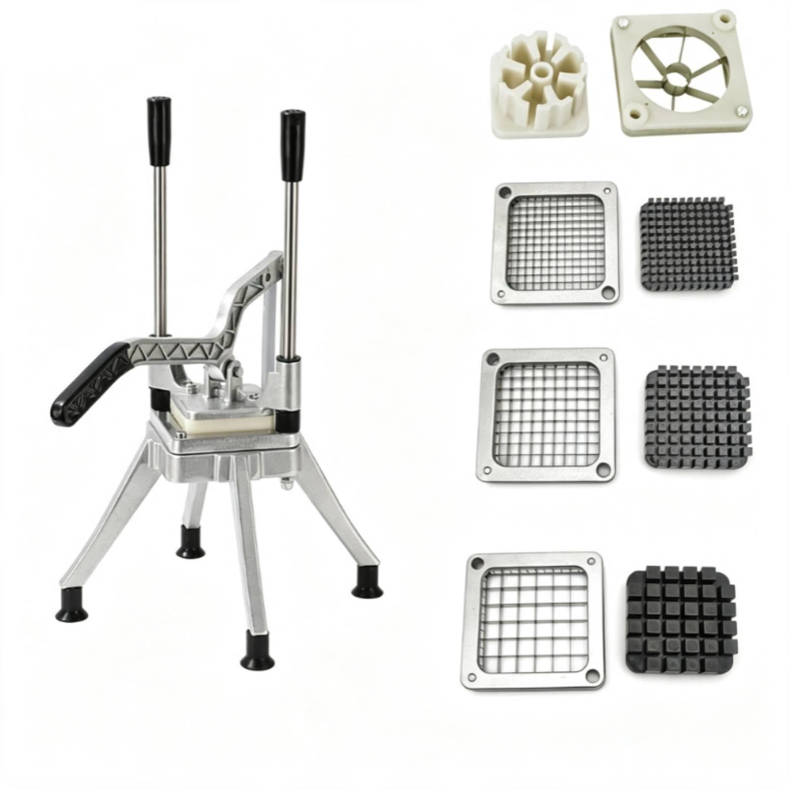 rockible a Vertical con Intercambiables Ergonómico a Verduras con Mango Multiusos Herramienta Corte Manual Mango para Cocina