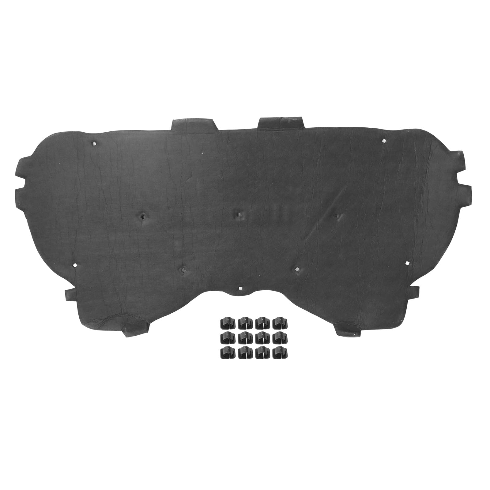 Motorhaube Motorraum Isoliermatte mit Clips Kompatibel mit Audi Q5 8R 2008-2017 Stoßdämpfer Isolierung 8R0863825