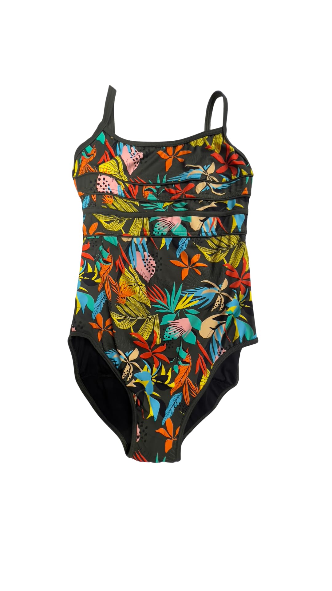 Haute pression Mesange Menstrual Ligero/Medio Co1 T16a Traje de baño de una Sola Pieza, Multicolor, 16 años para Niñas