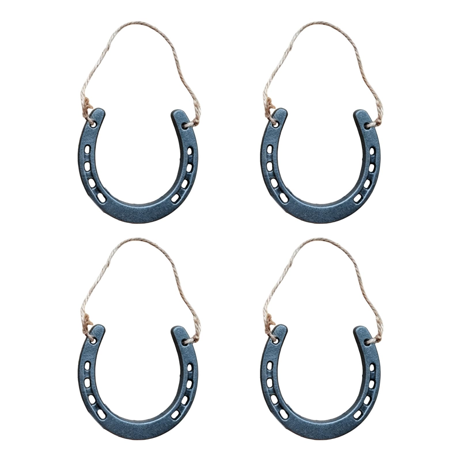 Cast Iron Horseshoe Ornament Rustics Horseshoe Wall Hanging Horseshoes Good Luck Charm for Entryway Living Room Decors Lucky Cast Iron Horseshoes