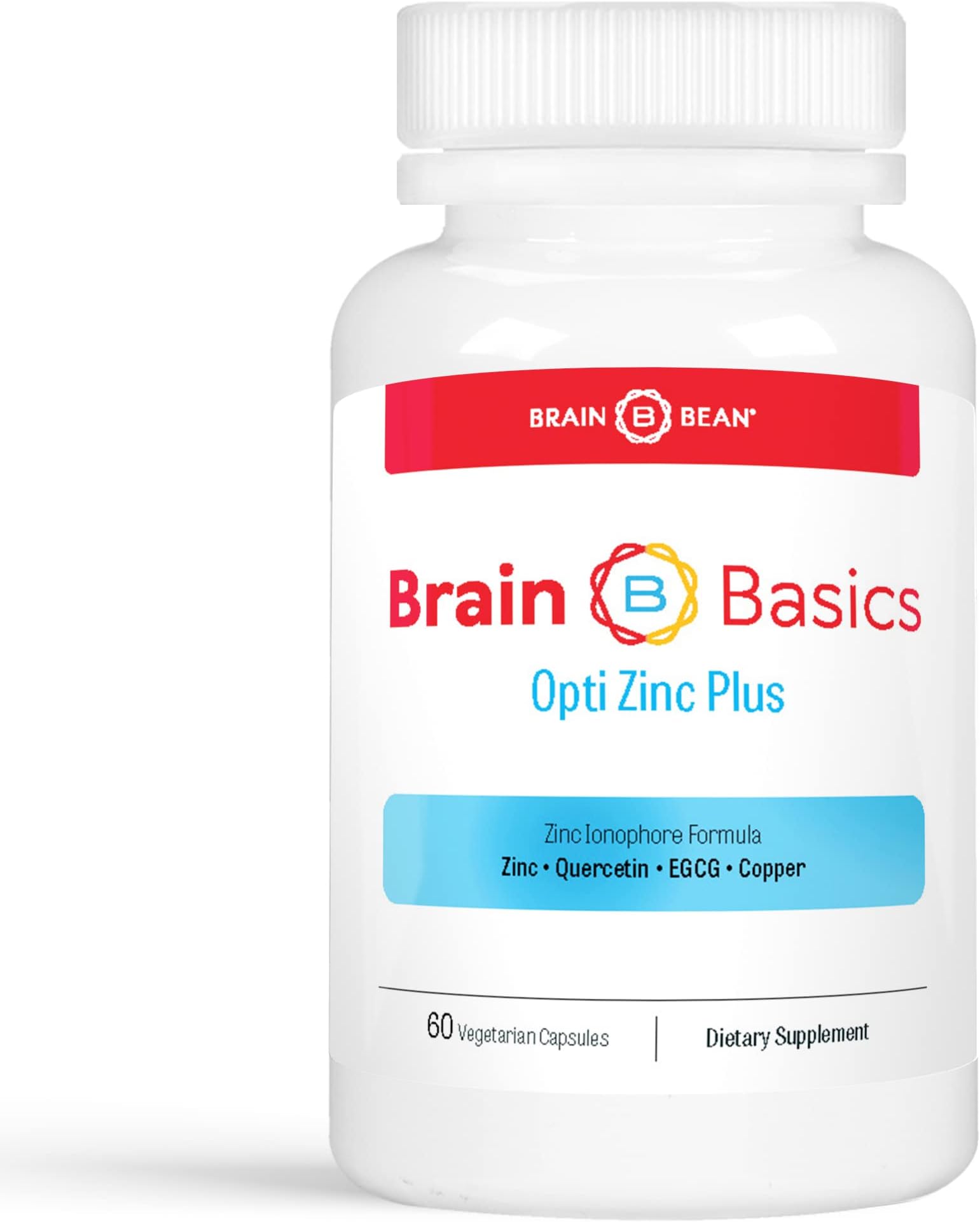 - Brain Basics Opti Zinc Plus - Zinc Supplement with Quercetin, EGCG, and Copper. Immune Support Formula - 60 Capsules