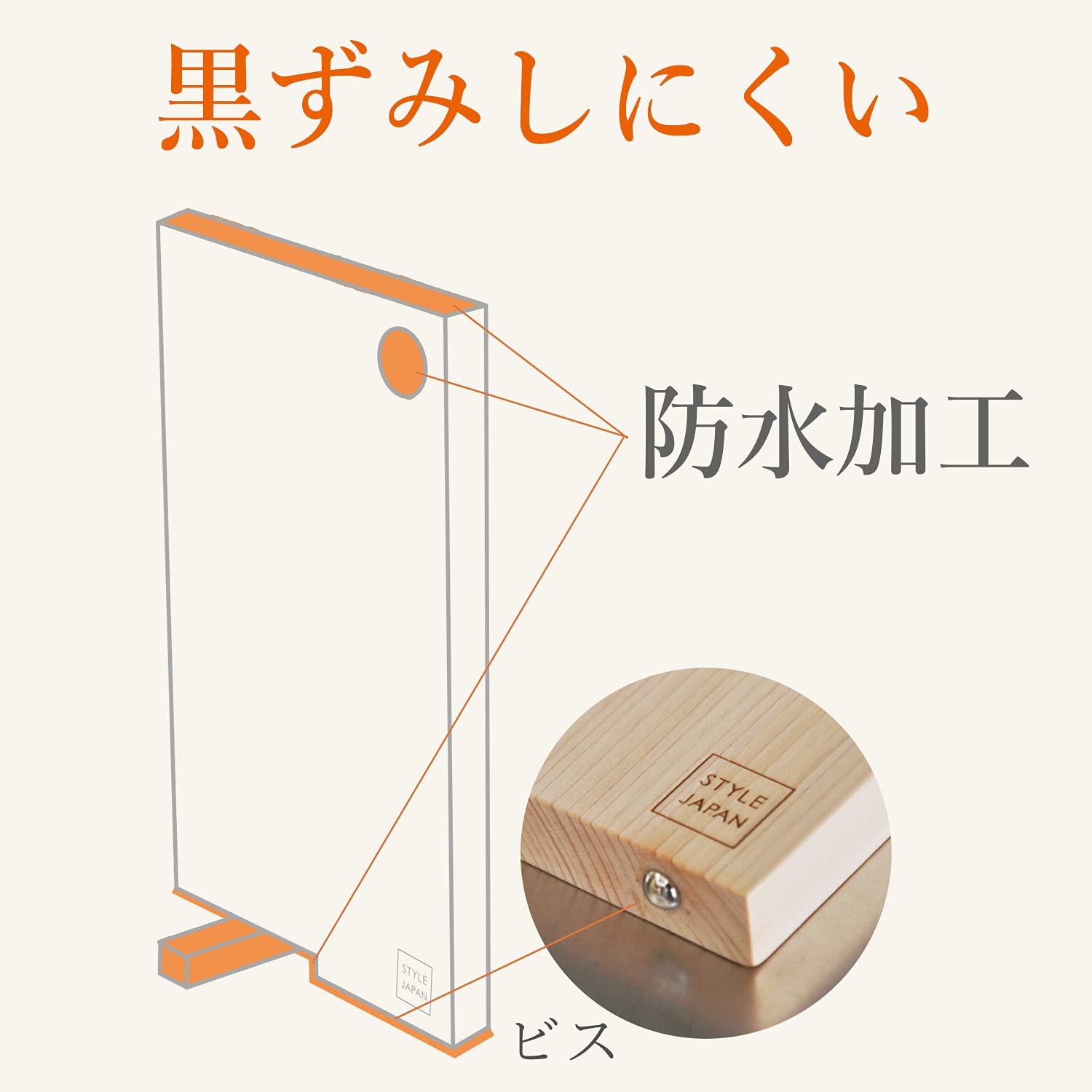 Amazon｜STYLE JAPAN スタイルジャパン 立つまな板 L 高知県産