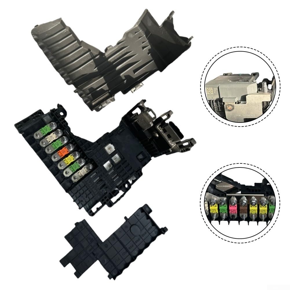 Yuanpgky Protector de gestión de batería para Citroën para C4 C4L DS4 DS5 508 | OEM 9665878080 9811475080 | Construcción de plástico y metal | Negro