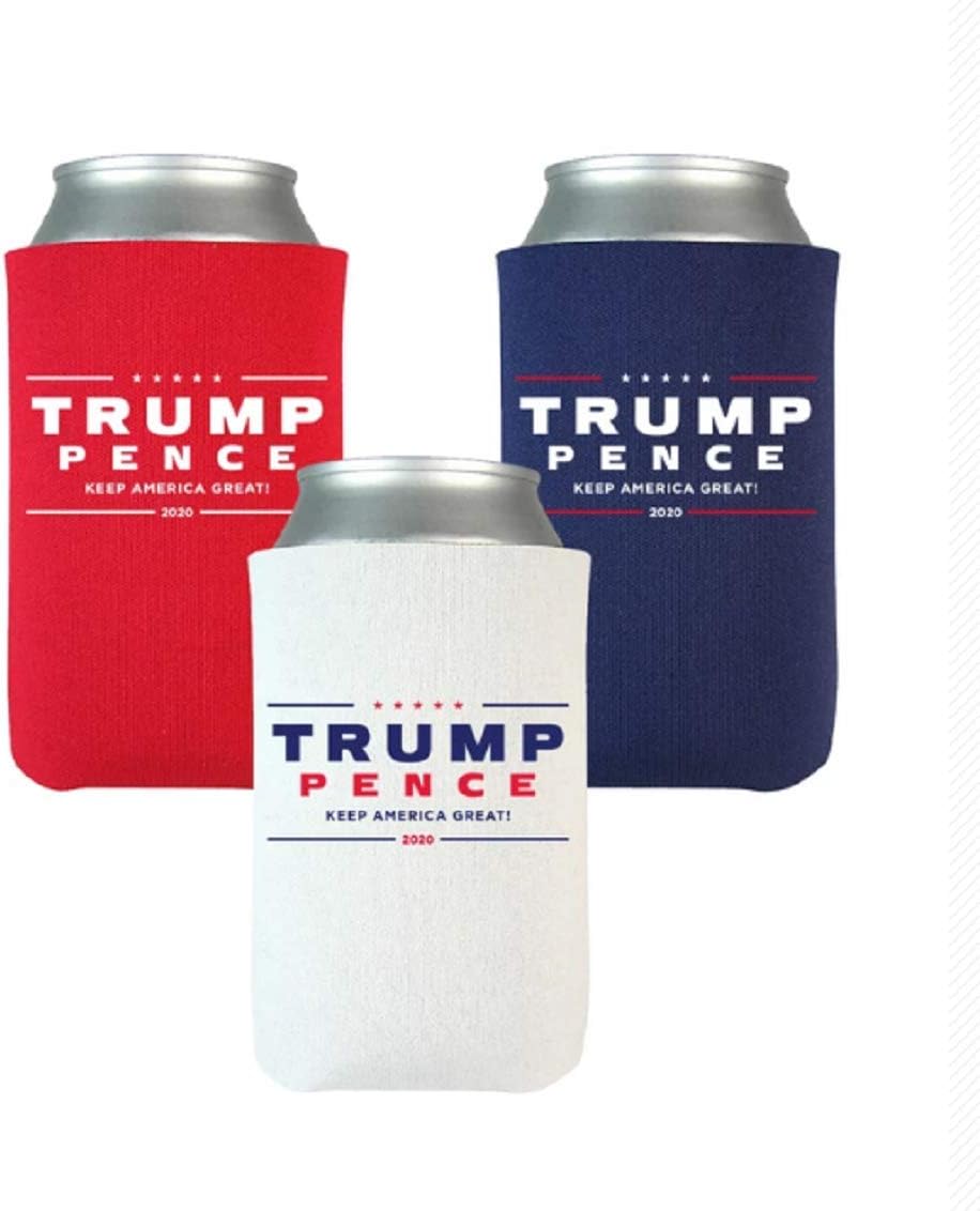 Official Trump-Pence 2020 Beverage Coolers - Pack of 6