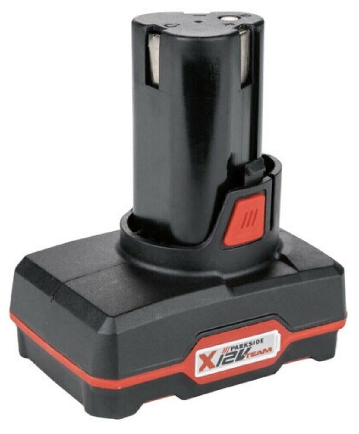 Parkside PAPK 12 B3 Lithium-Ion Battery 12V 4 Ah Compatible with All Parkside X Series 12 Volts Devices 4ah Battery 2x More Power than Standard 2ah