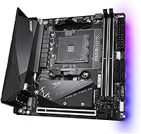 Vista 3 de GIGABYTE B550I AORUS PRO AX Motherboard, Supports AMD AM4 Ryzen 5000 Processors, Mini-ITX, DDR4, Dual M.2, SATA 6Gb/s, WiFi 6, 2.5 GbE LAN, PCIe 4.0