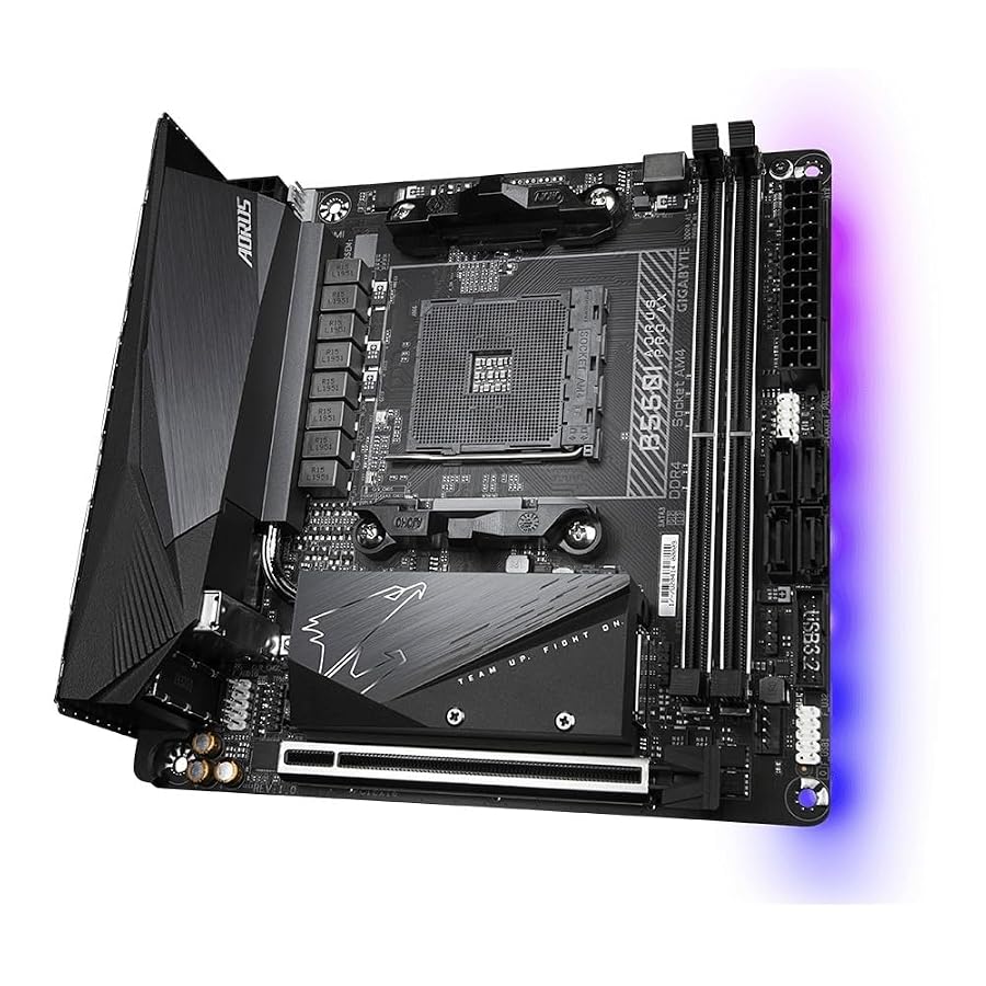 GIGABYTE B550I AORUS PRO AX AMD AM4 ITX Motherboard,, photo 3 of 4