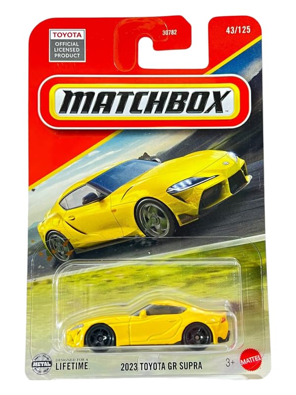 Amazon.com: Hot Wheels Match Box 2023 Toyota GR Supra for 3 Years