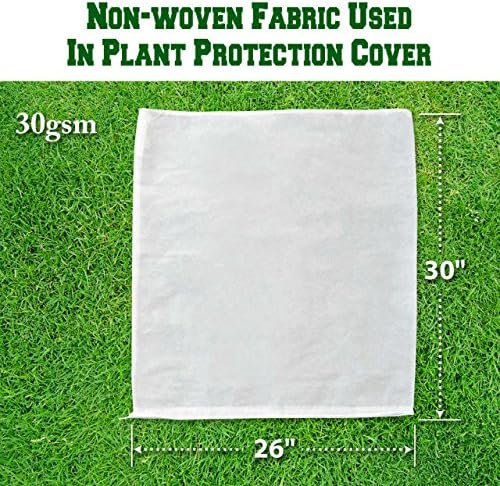 Miniatura 3 de BenefitUSA Warm Worth - Cubierta para plantas y bolsa protectora para plantas para protección contra heladas, varios tamaños para tu elección (26 x