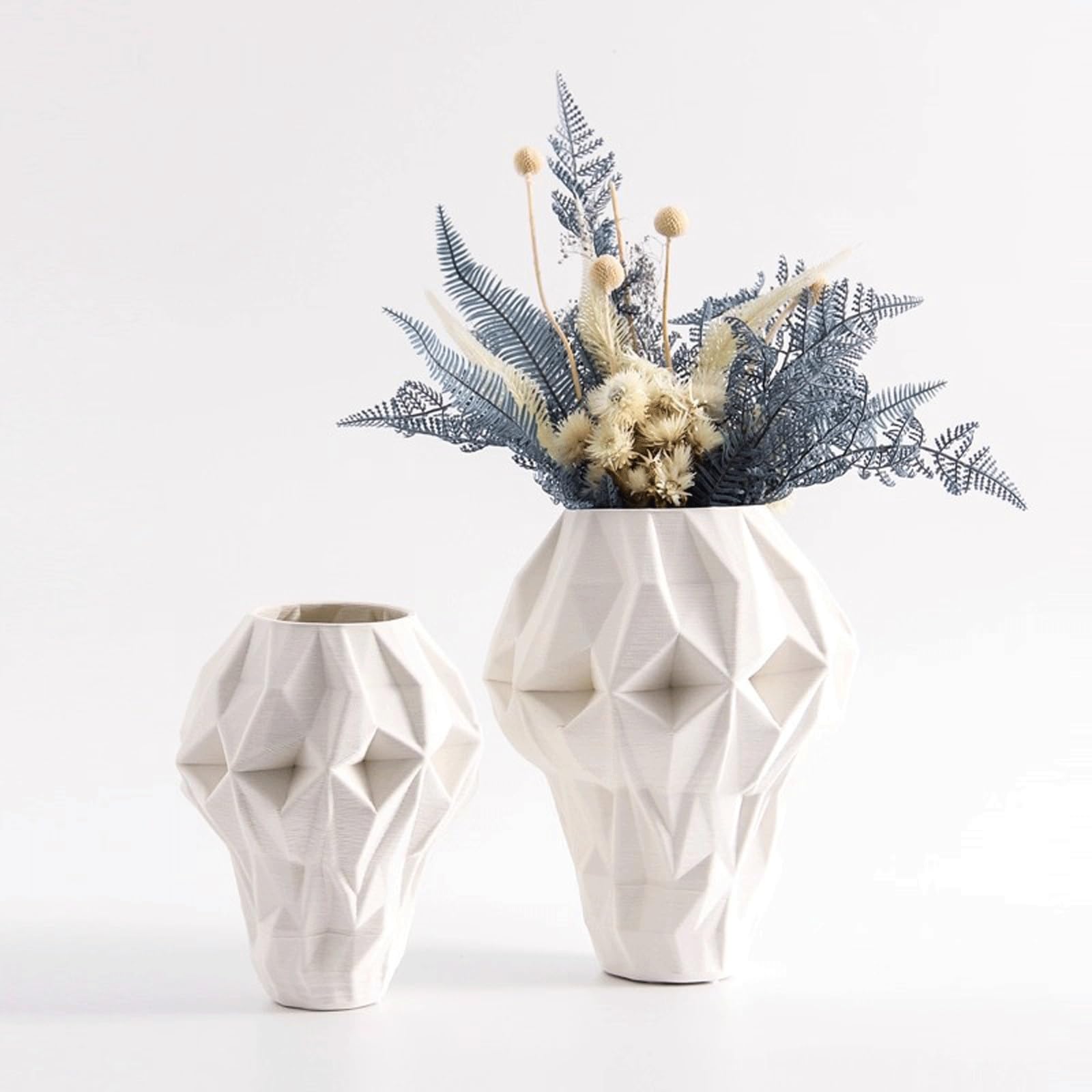 Wazon Ceramiczny dekoracyjny wazon na kwiaty do nowoczesnego stołu, regału książki, dekoracji salonu, półki, kominka Element centralny stołu