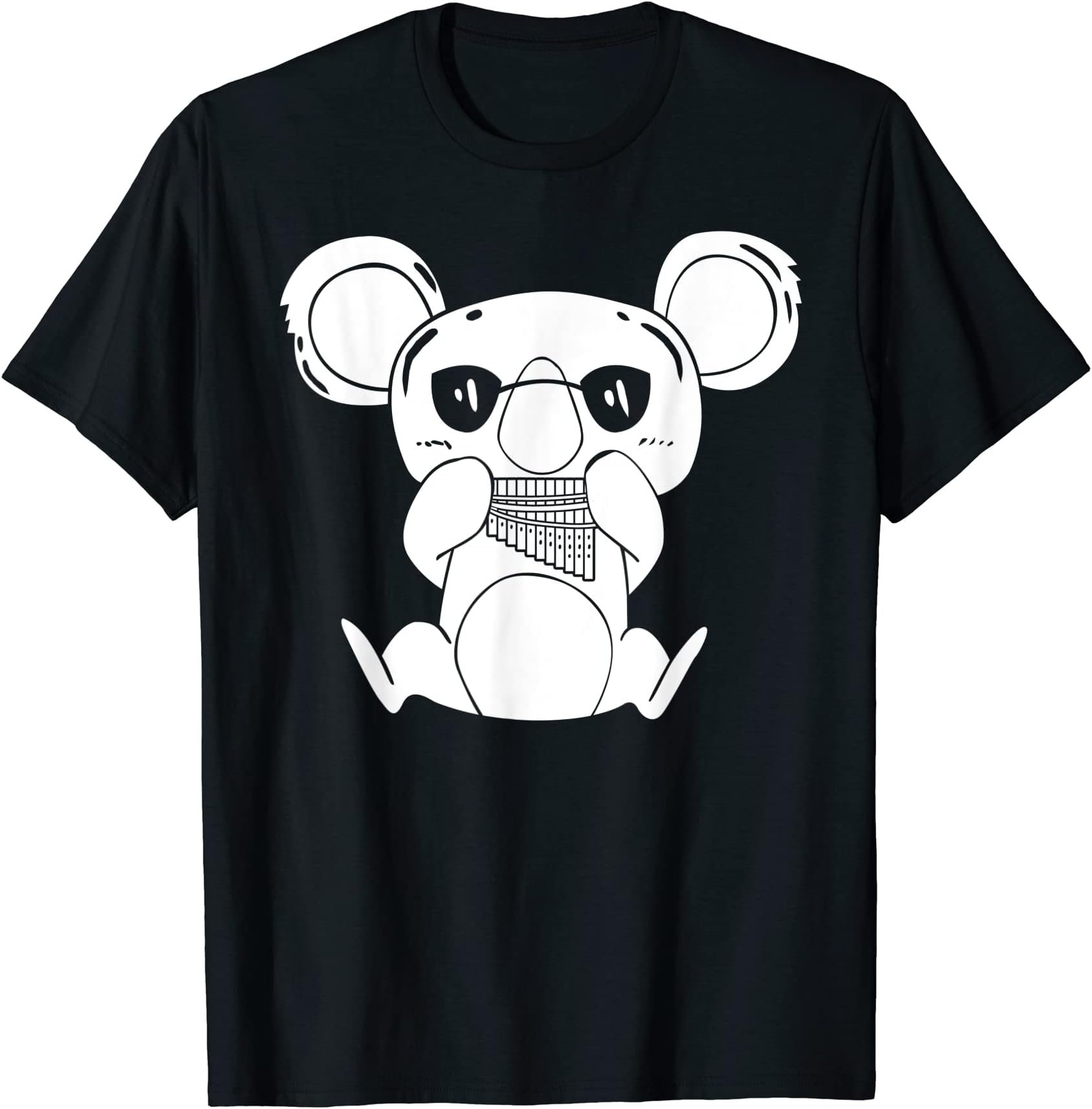 Panflöte Geschenke ThembaloveKoala Panflute Instrument T-Shirt