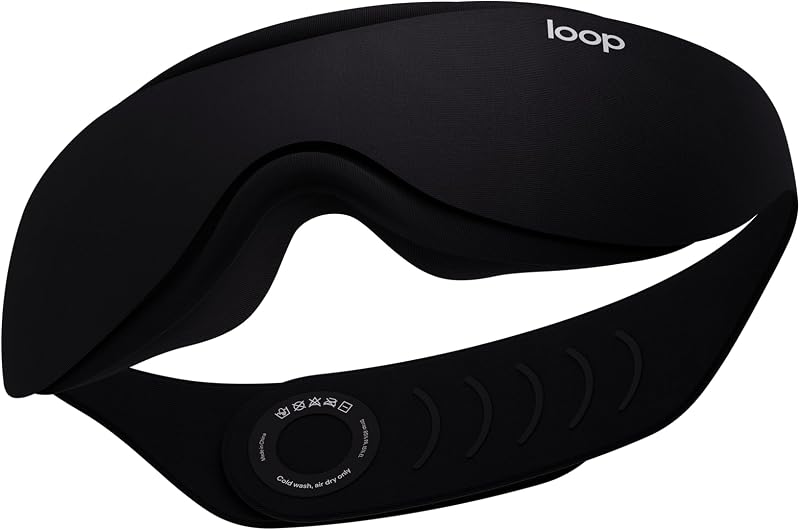 Máscara para dormir Eclipse – Máscara de ojos premium que bloquea la luz para dormir | Para viajes, siestas y personas que duermen de lado. Oscuridad más profunda para un descanso más fácil. Ajuste que abraza el rostro con separación de pestañas