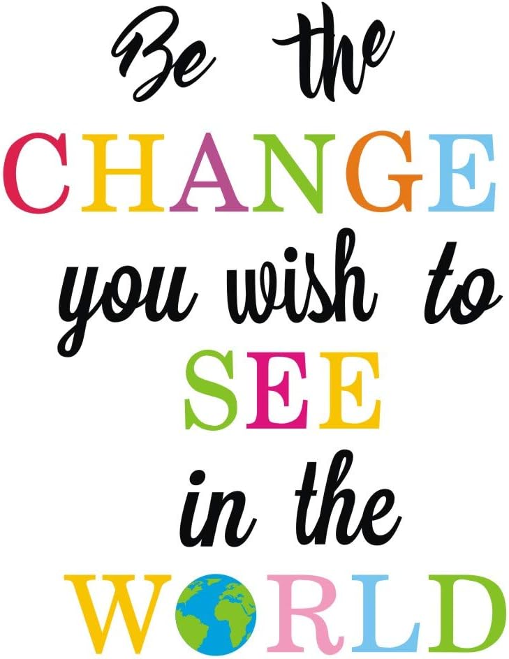 Colorful Inspirational Quotes Wall Stickers
