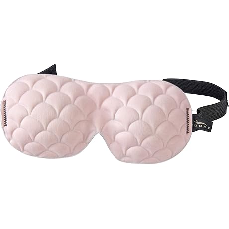 Bucky Ultralight Comfortable Contoured Travel and Sleep Eye Mask for Enhanced Sleep