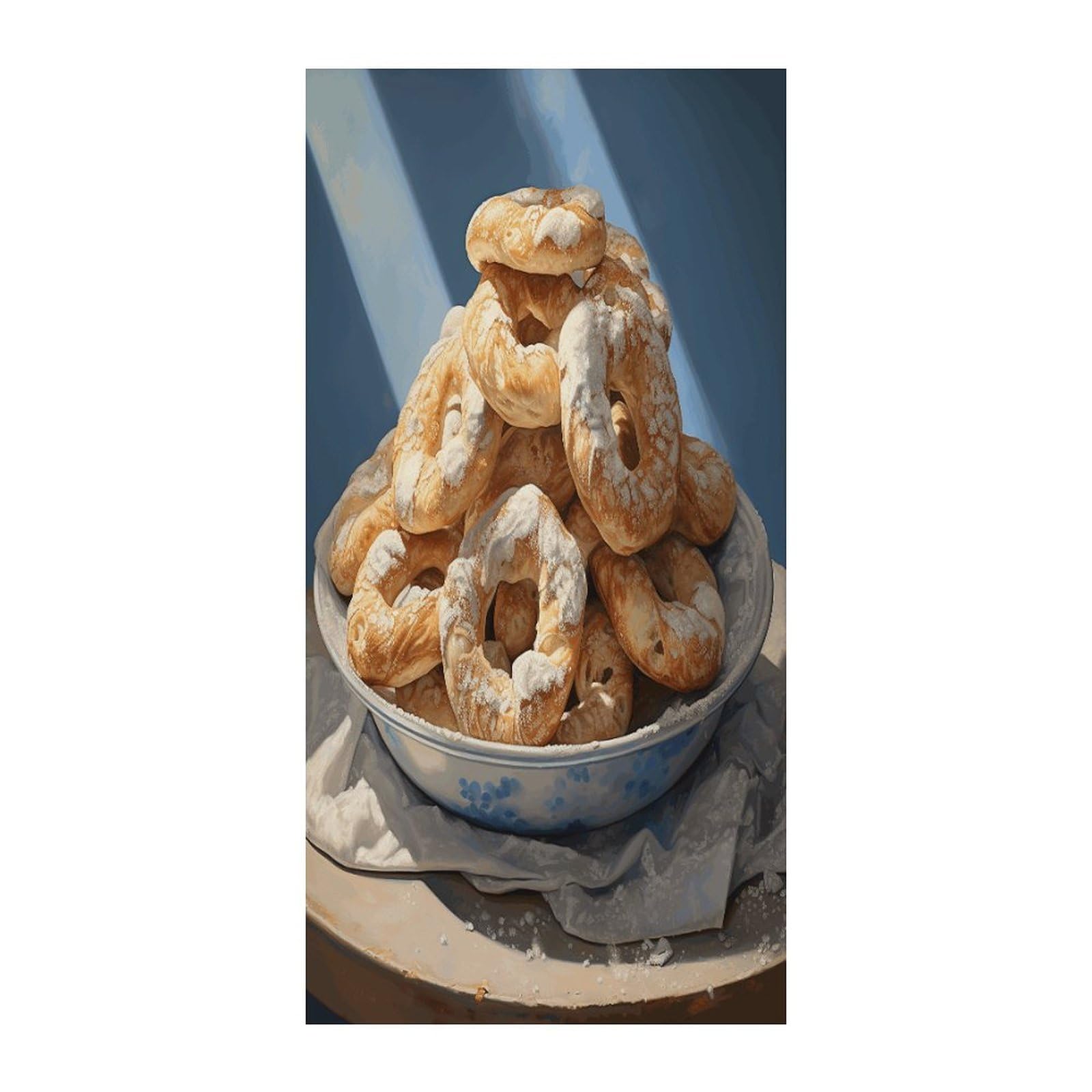Fekiloot Style Pretzel Dough Pictures Door Curtain Room Divider Curtains