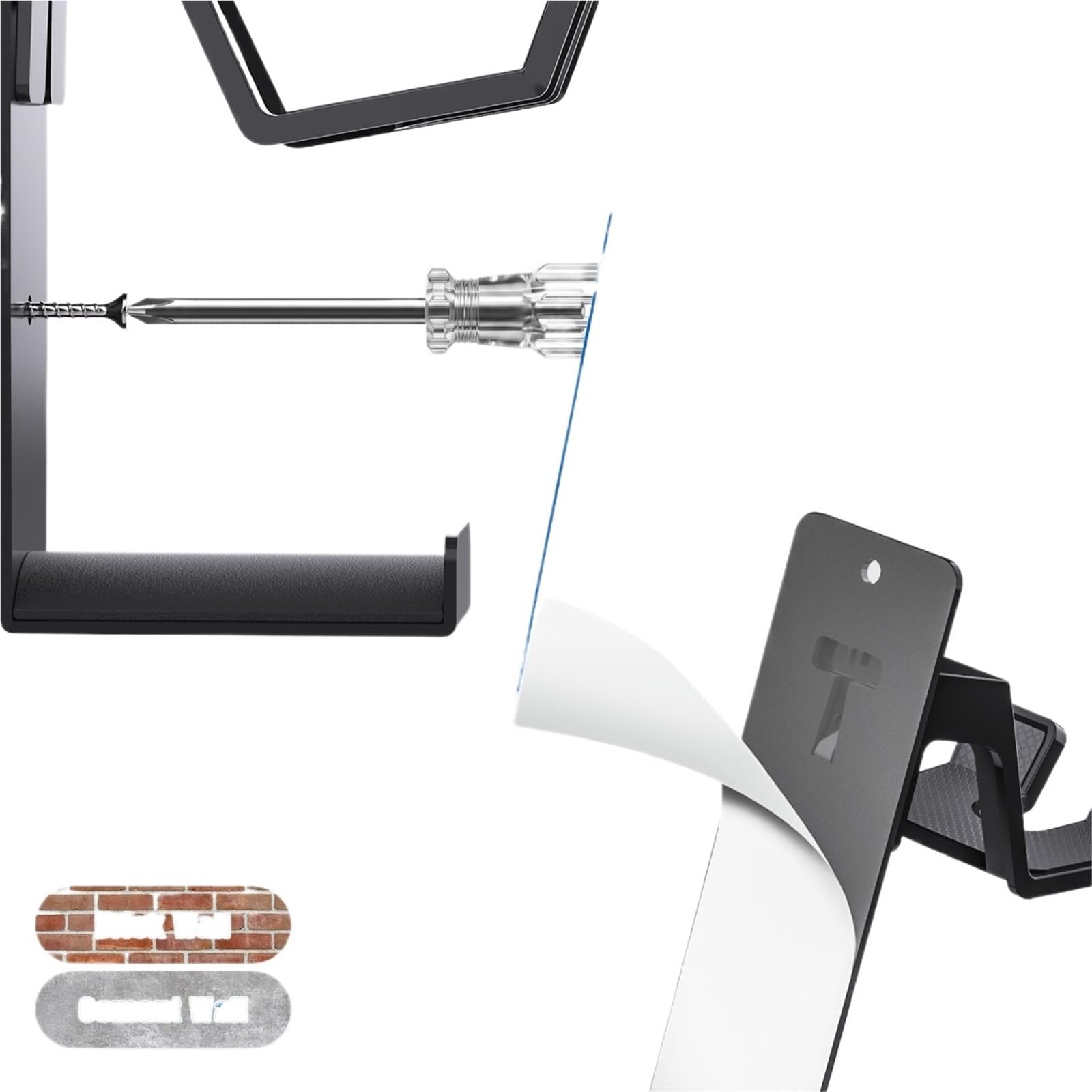 Supporto da parete per headset Supporto da parete for supporto for gancio | Controller e auricolare(White)