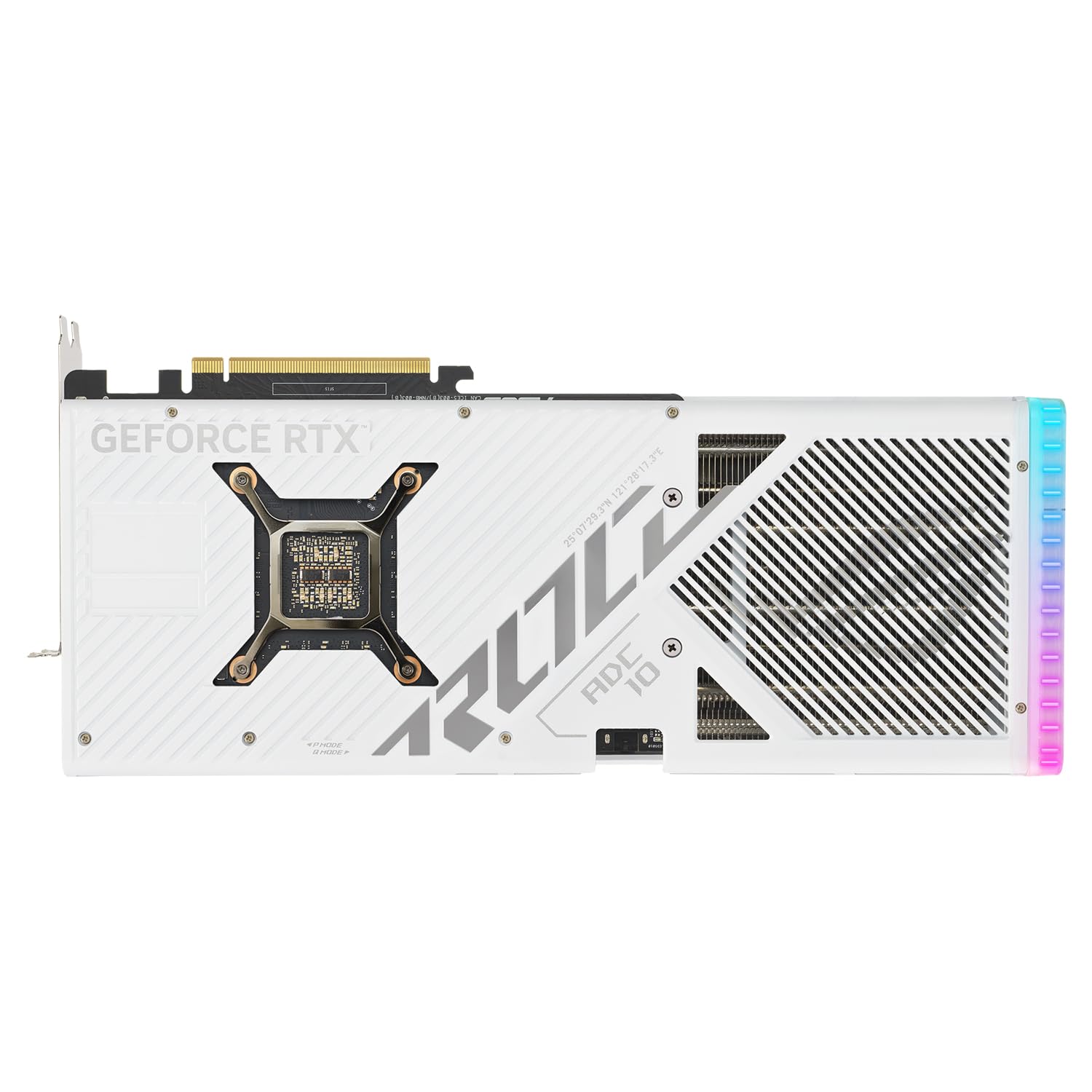 ASUS ROG Strix NVIDIA GeForce RTX 4080 SUPER OC Edition Scheda Grafica 16 GB GDDR6X, 256 Bit, PCIe 4.0, HDMI, DisplayPort, Bianco, ROG-STRIX-RTX4080S-O16G-WHITE