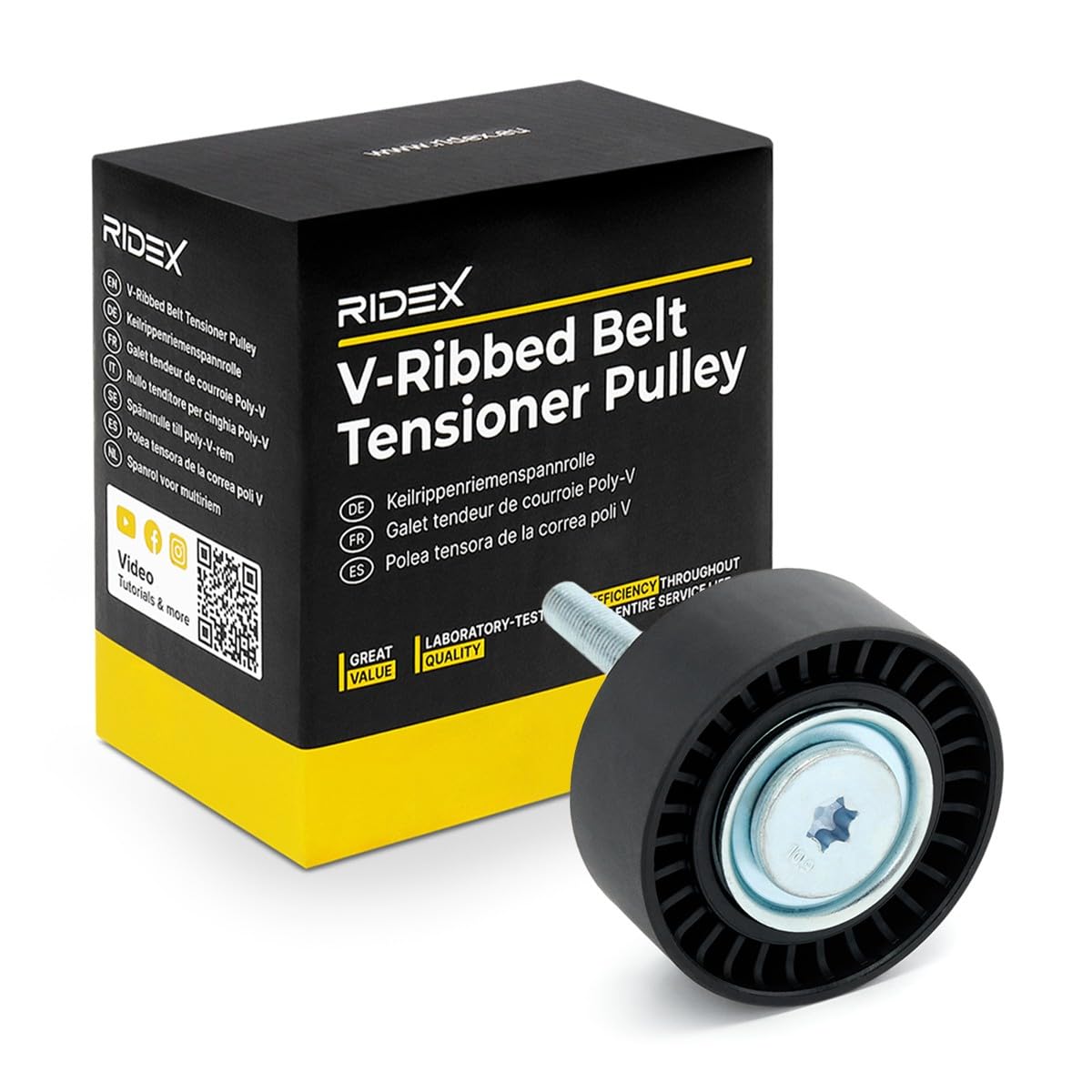 RIDEX 312D0110 Galoppino guidacinghia cinghia Poly-V