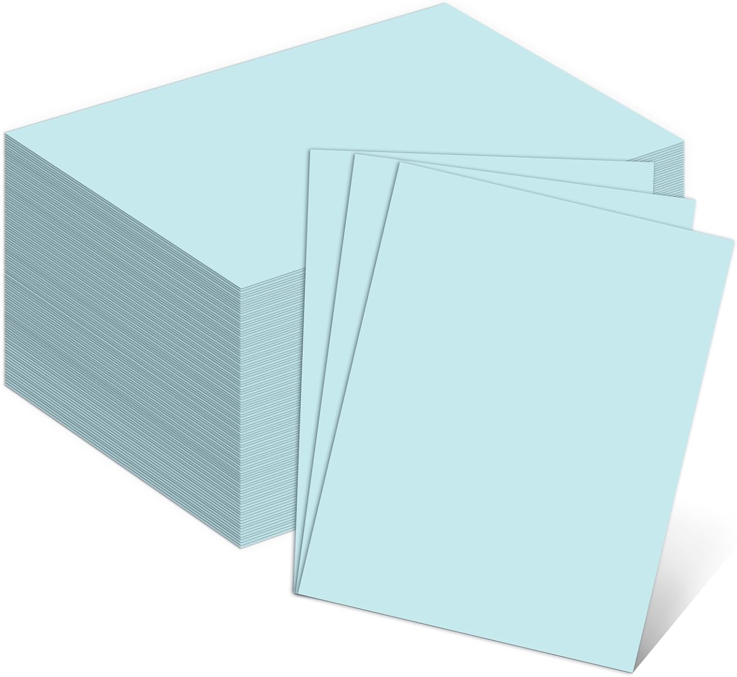 110lb Blue Cardstock, Goefun 100 Sheets Thick Blue Card Stock 300 GSM for Invitations, Menus, Poster, DIY Card