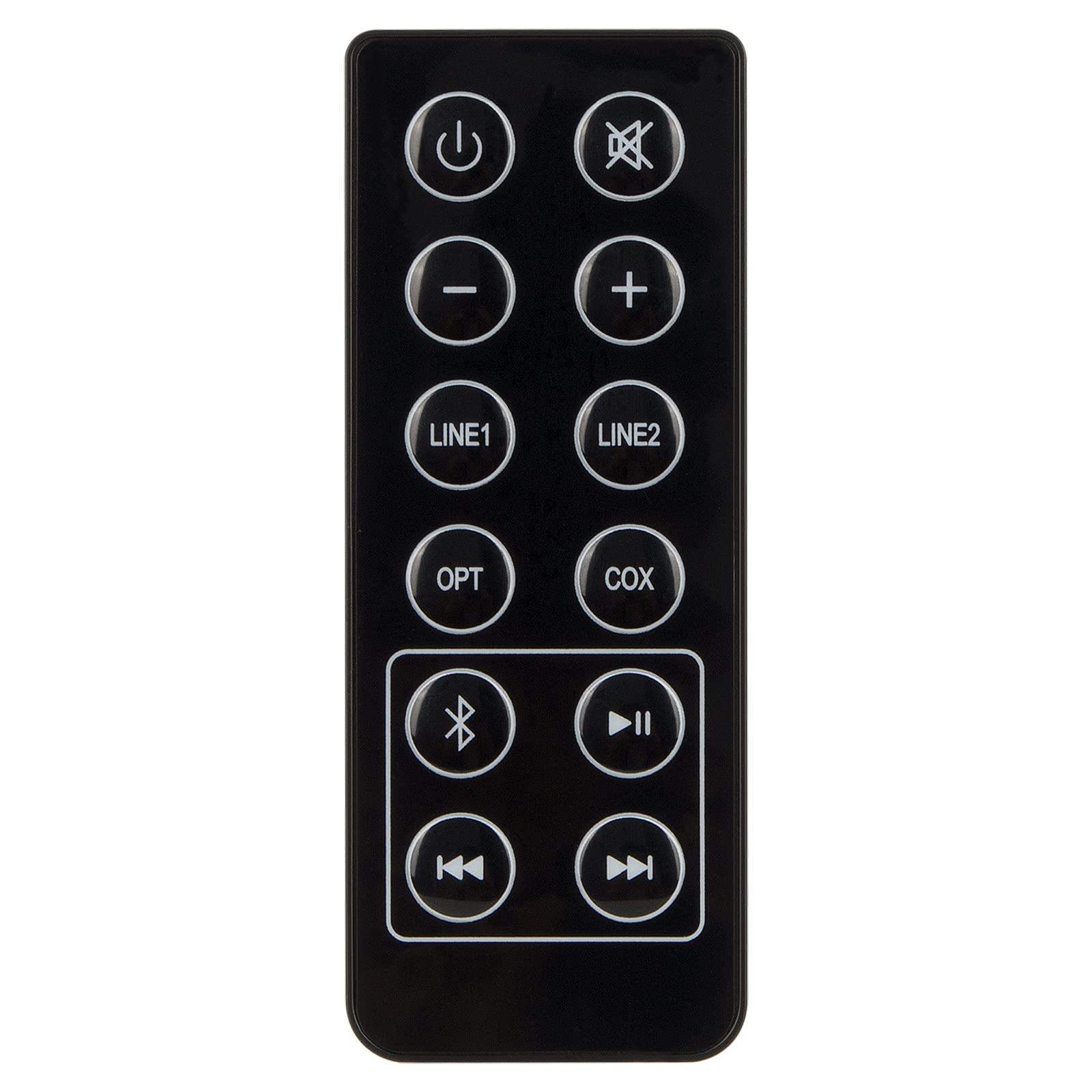 Telecomando Sostitutivo AULCMEET RC10E Per Diffusori Edifier R1280DB, Plug And Play, Batterie Non Incluse