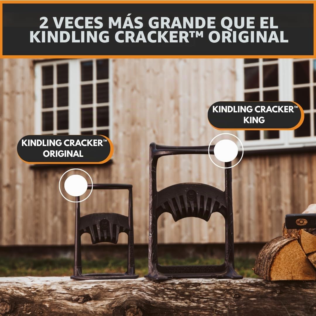 Kindling Cracker King Firewood - partidor de leña (tamaño XL)