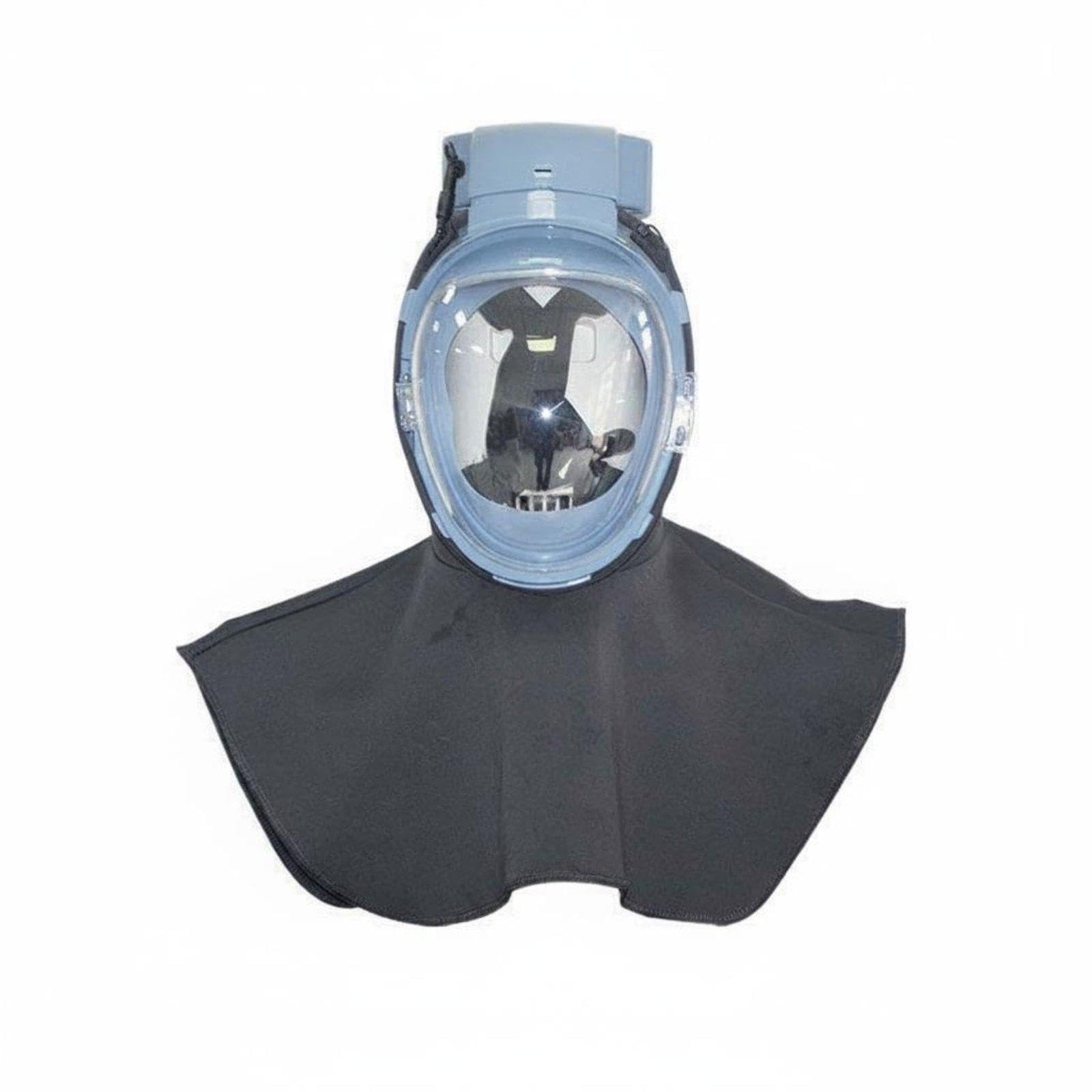 Powered Complete-Face Dust Facepiece Clear Visor Powered Face Visor Neck-and-Shoulder Cover Blower Facepiece Mask with Battery-image-14