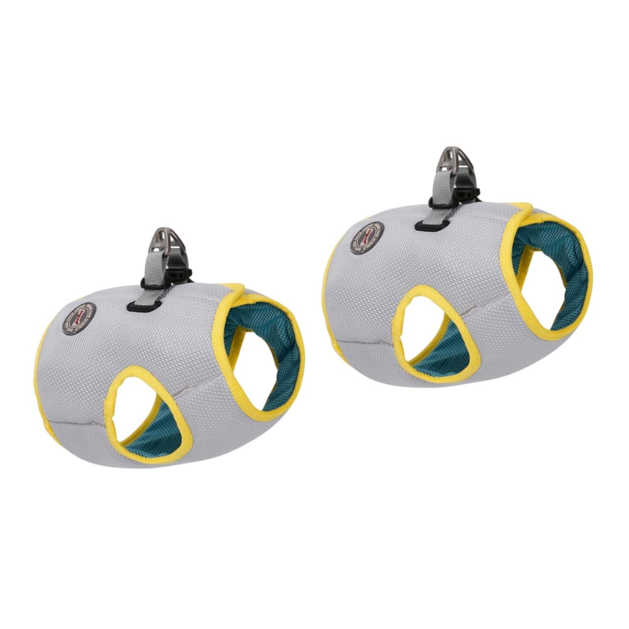 Housoutil 2pezzi Pettorina Rinfrescante Per Cani Di Taglia Media Gilet Refrigerante Per Animali Domestici Design Traspirante e Assorbente Per Passeggiate e Attività All Aperto
