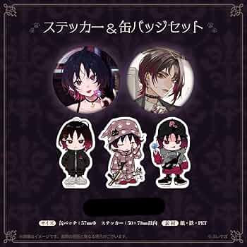 オンエア！ バレショ バッジ 霞 50点セット Amazon.co.jp: ぶいすぽ 如月れん 誕生日記念2023 ステッカー 缶