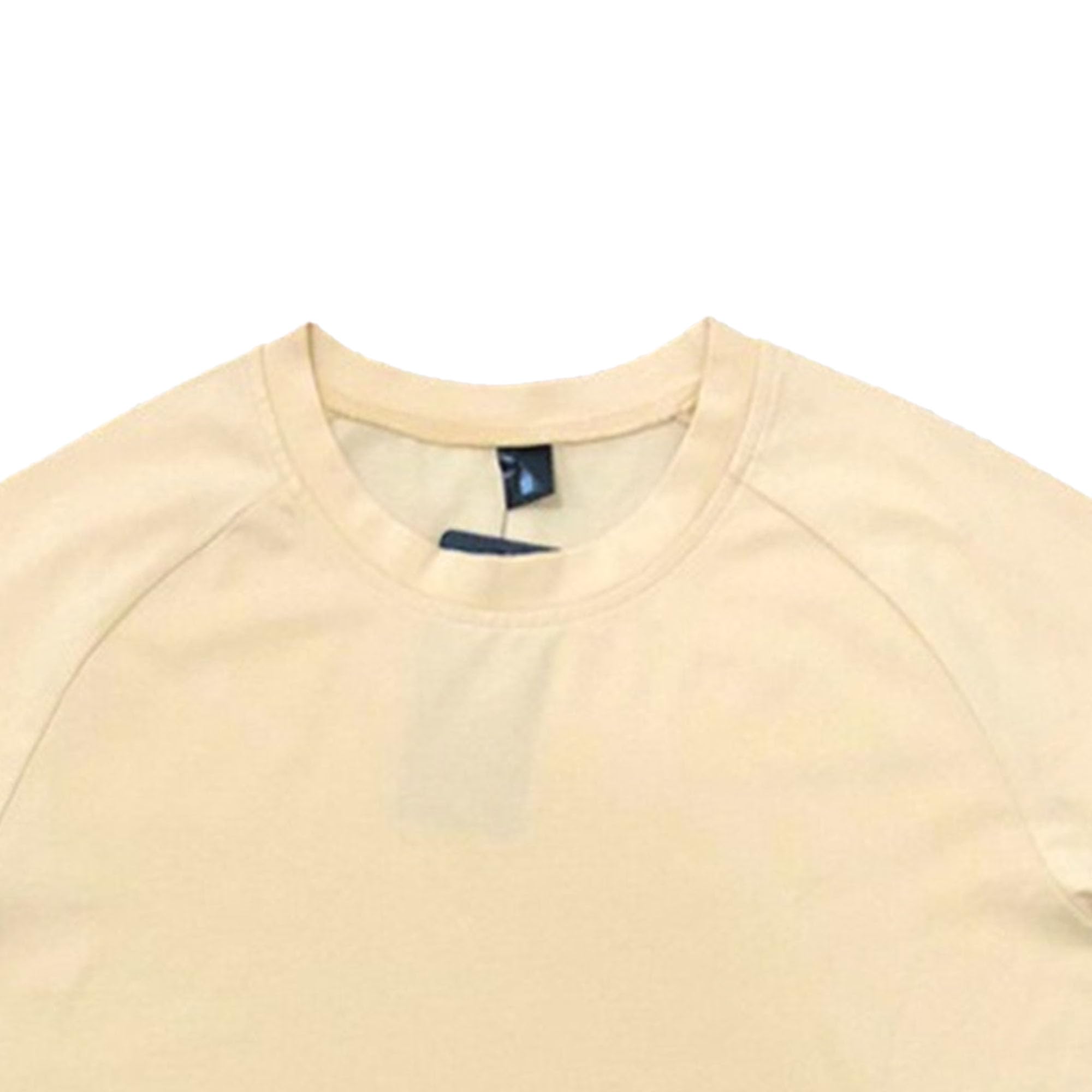 Men Sports Fitness Quick-Drying T-Shirt Round Collar Sport Shirts for Gym Summer Classic Cozy Thin Tight Pullover (Khaki,Large)